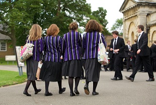 Pupils at Kimbolton School