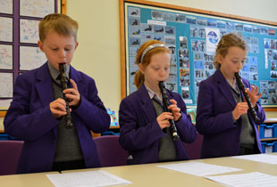 Recorder Players at Kimbolton Prep School