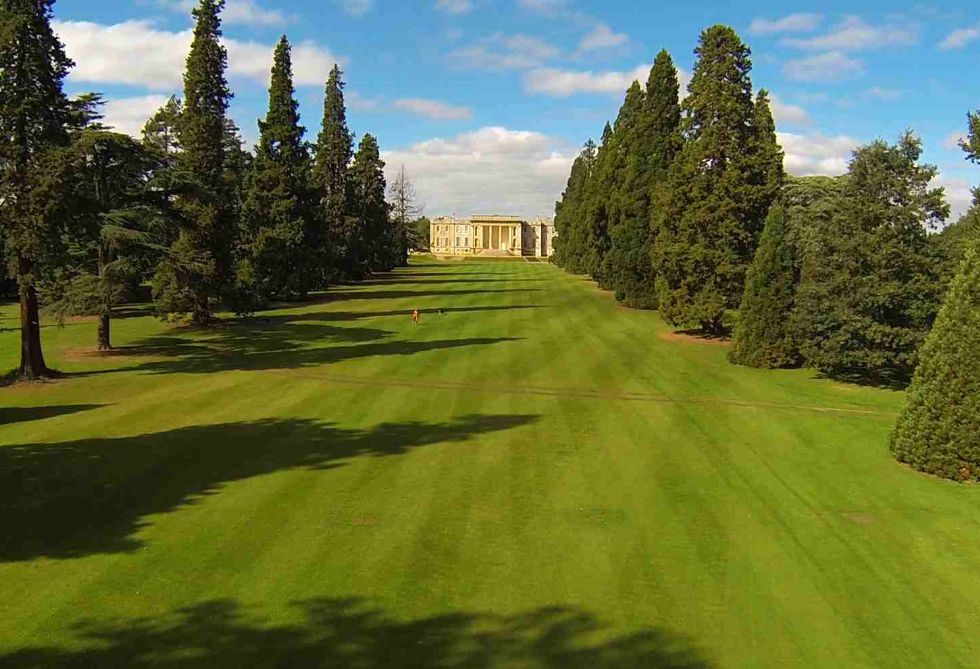 Kimbolton Castle and the Mall