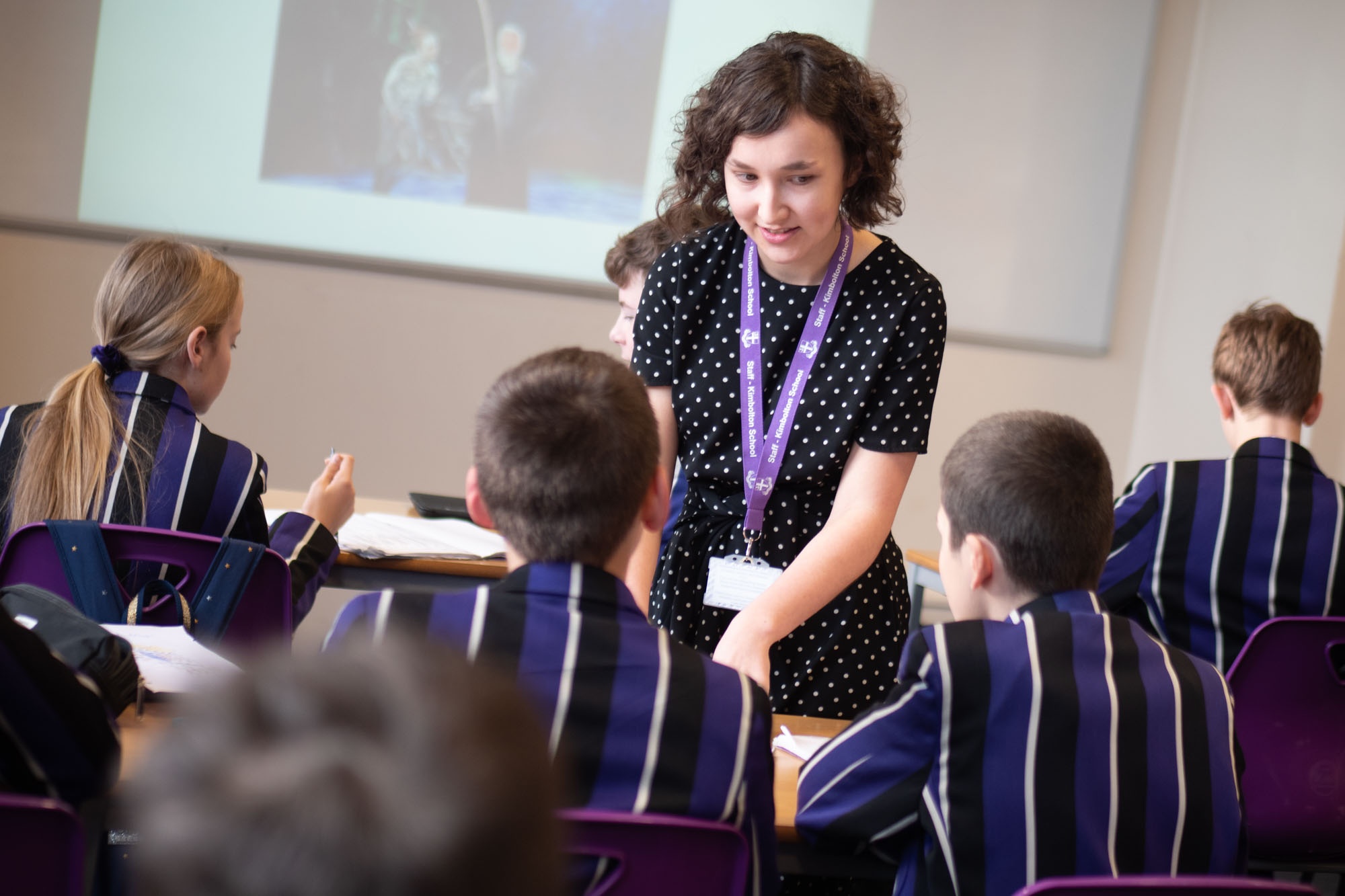 Geography lesson at Kimbolton School