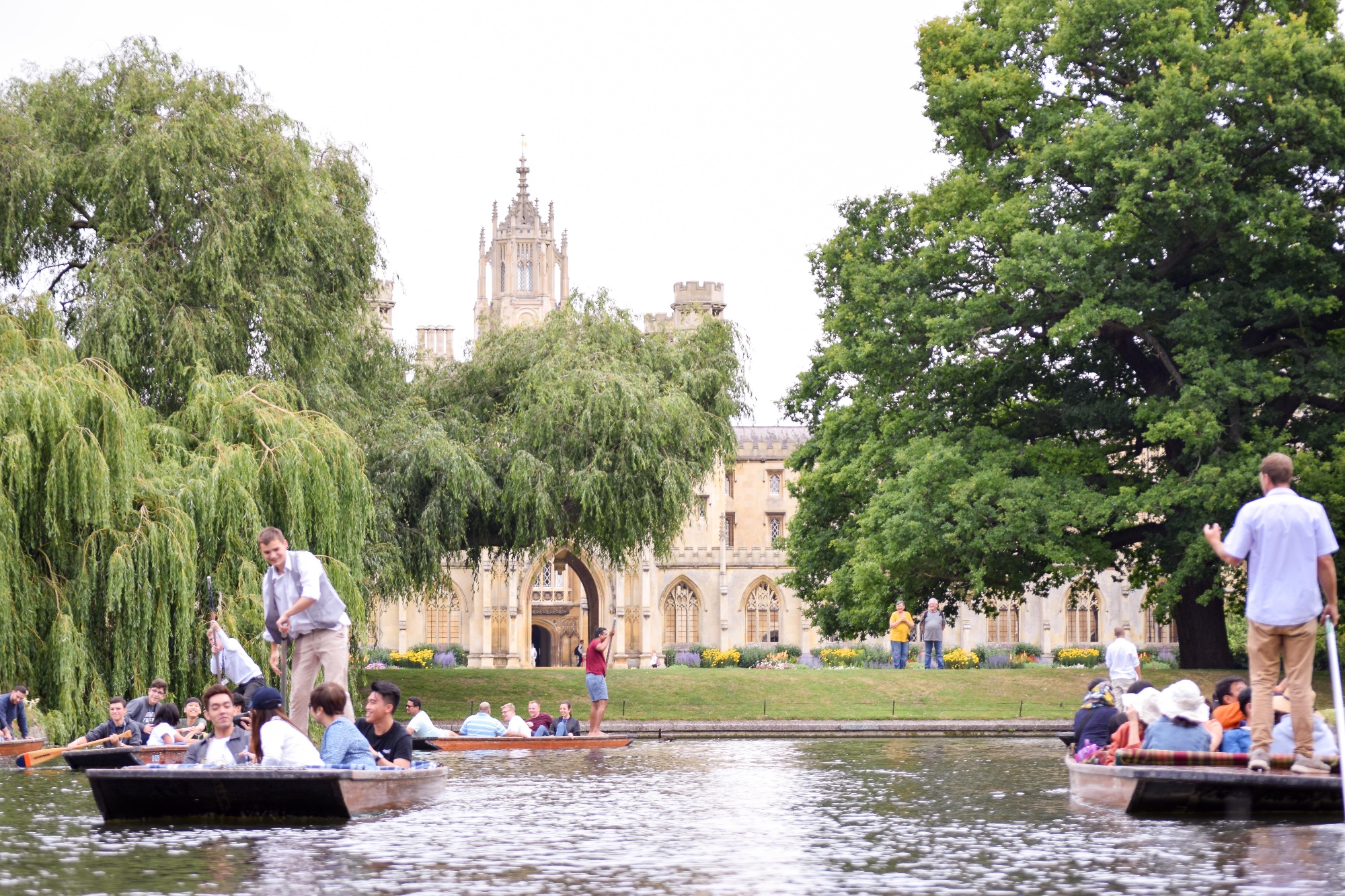 Punting on the River Cam, Cambridge