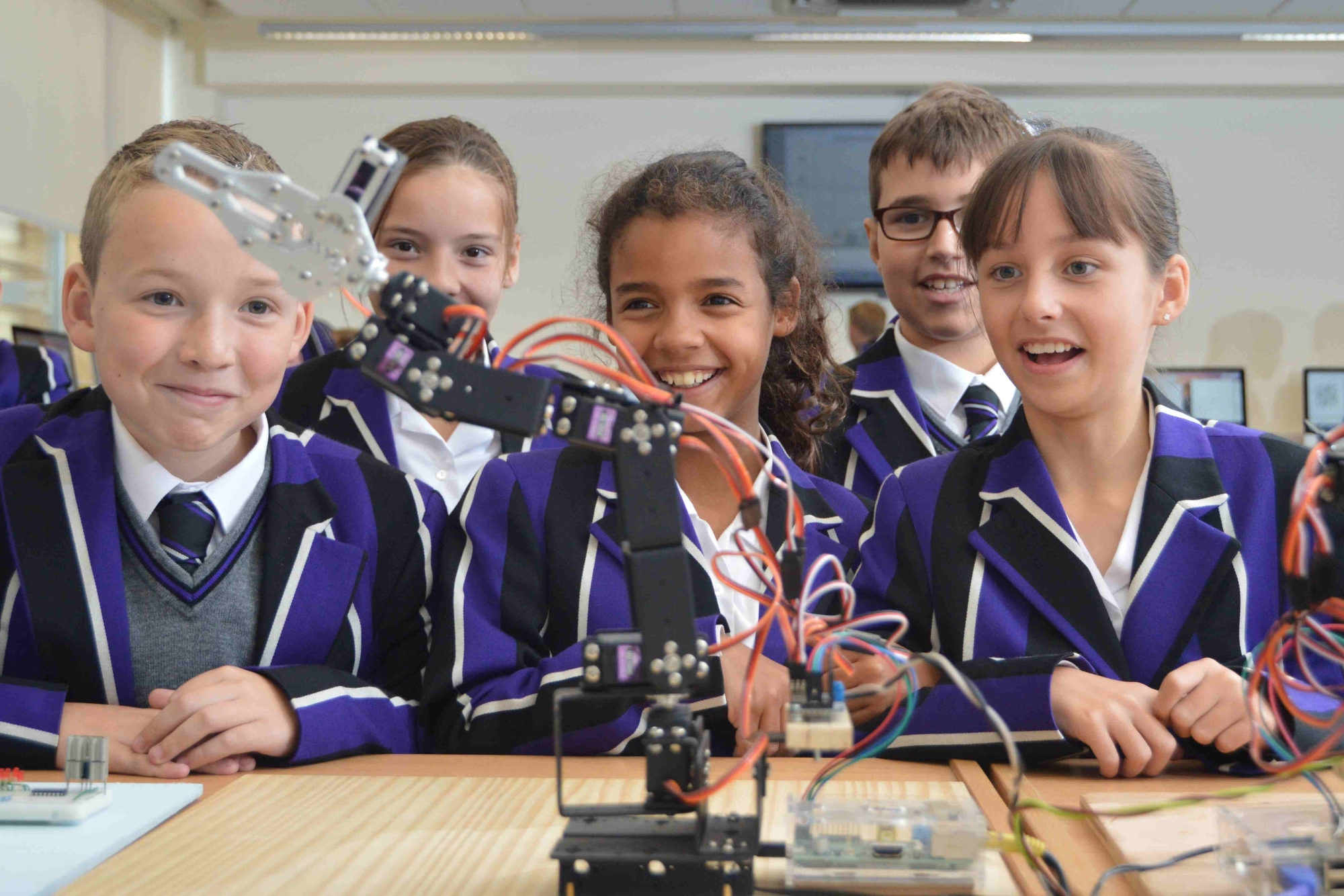 Pupils in a Digital Learning Lesson at Kimbolton School