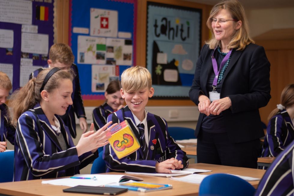 Students in a Spanish Lesson at Kimbolton School