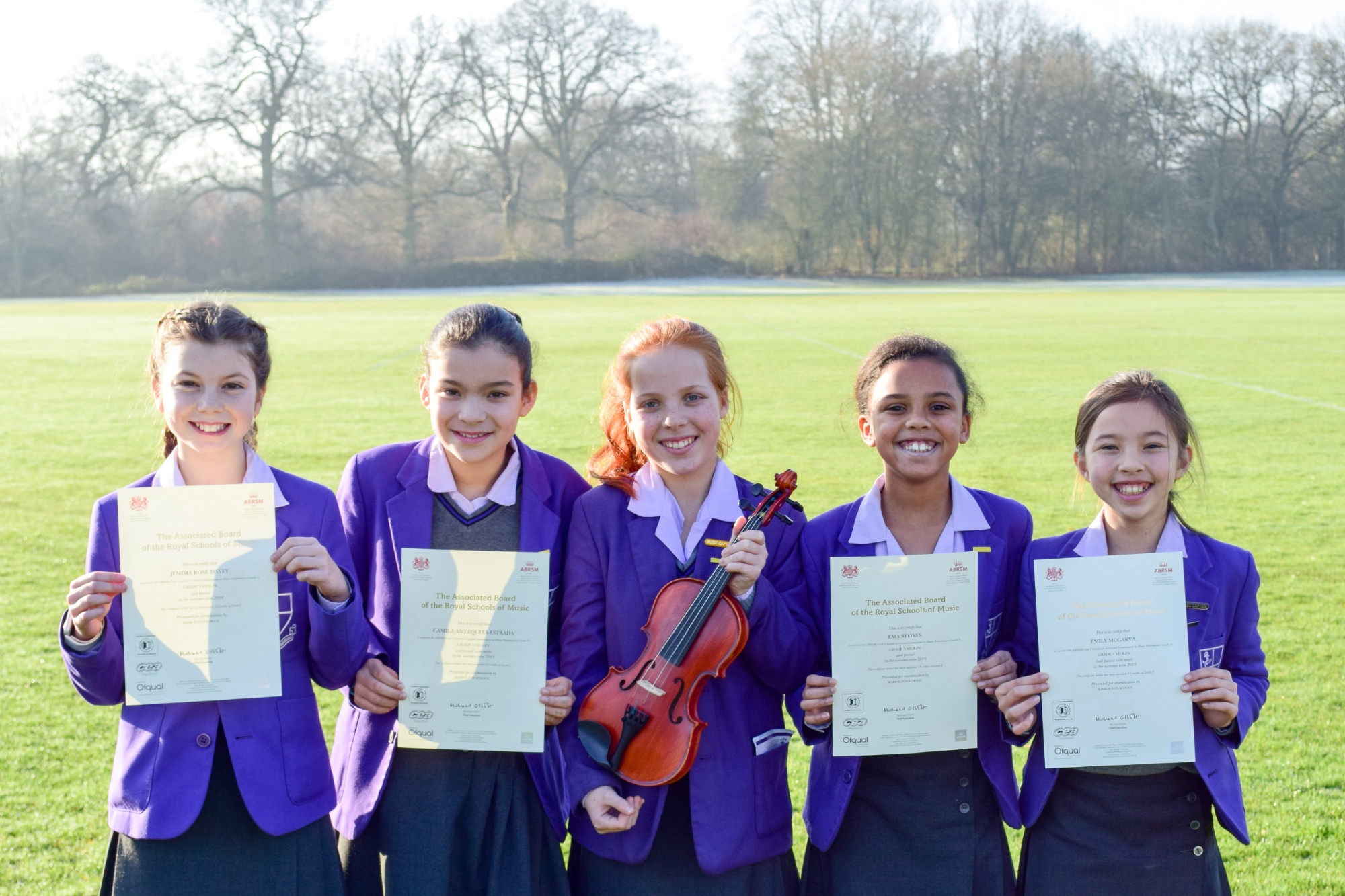 Percussionist in Kimbolton School Orchestra