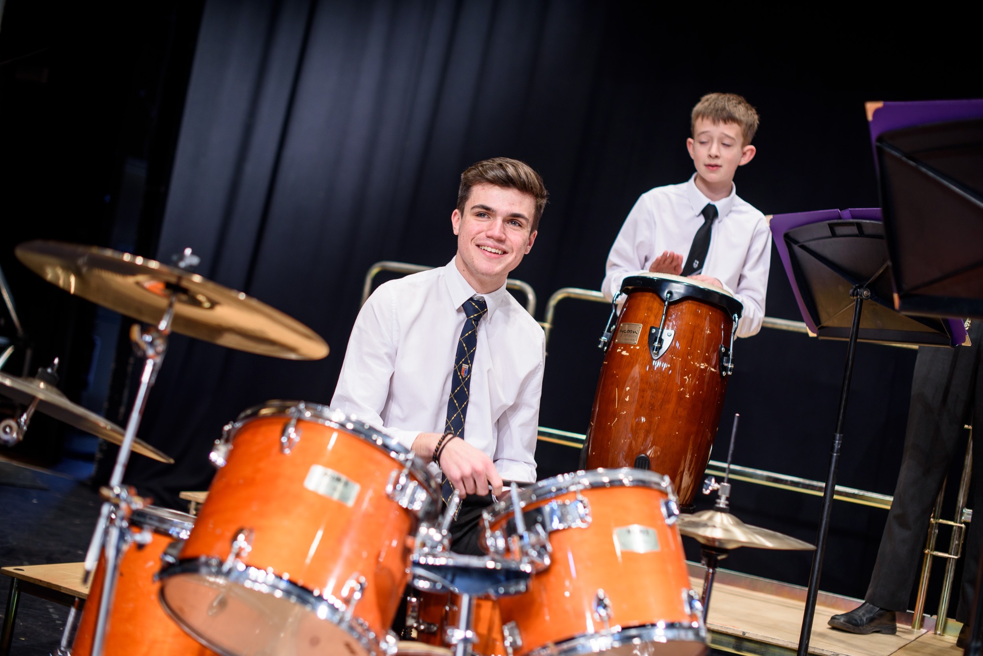 Percussionist in Kimbolton School Orchestra