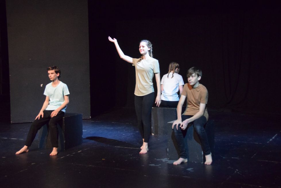 Second form Pupils in a Drama Lesson at Kimbolton School