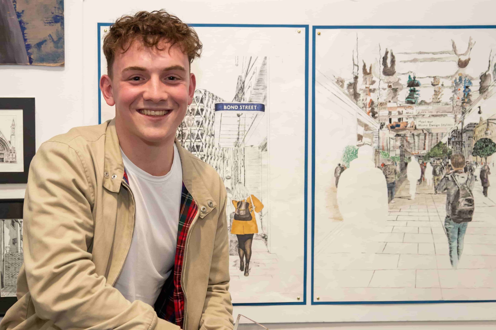 First Prize for Kimbolton School Sixth Former in the University of Northampton’s School Arts and Design Competition.