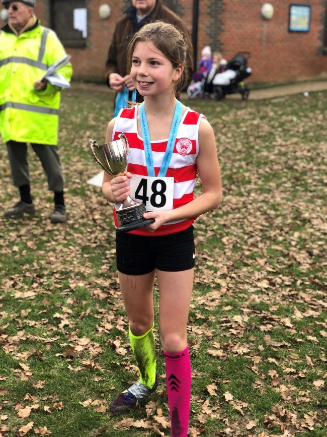 Kimbolton School Pupil Jemima Claims Third County Title At Annual Cambridgeshire Cross Country Championships 