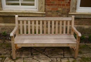 Michael Petty bench Kimbolton School